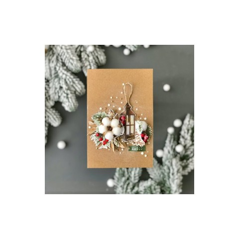 Набір для створення Різдвяних листівок "Cozy Christmas" FDGCK-040, 10х15 см, 5 шт