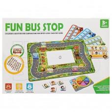 Дитяча Настільна гра "Fun bus stop" ME-175, 4 автобуса і картки пасажирів