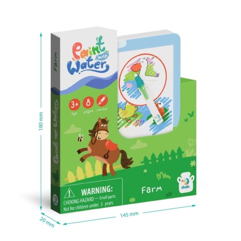 Набір водних розмальовок "Ферма" 300311 з маркером для води