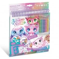 Набір для творчості Скетчбук: Зіркові друзі Nebulous Stars 11141 з олівцями