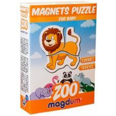 Магнітні пазли Magdum Зоо ML4031-18 EN