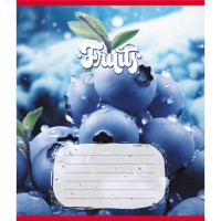 Зошит учнівський "Фрукти" 012-500028K-2 в клітинку, 12 аркушів (959050)