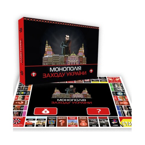 Настільна гра "Монополія Заходу України" PLR-0040 від 2 до 5 гравців