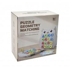 Дитяча гра сортер Puzzle Geometry Matching ME-104, 2 ігрових поля, геометричні фігури