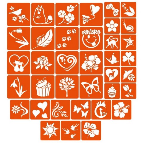 Подарунковий набір для біо-тату "Весна - макс" gift-set-spring-max