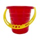 Дитяче відро для пісочниці "Середнє" S0009(Red) червоний 14 см