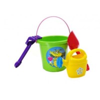 Ігровий набір для пісочниці №1 013555 з відерцем Салатовий