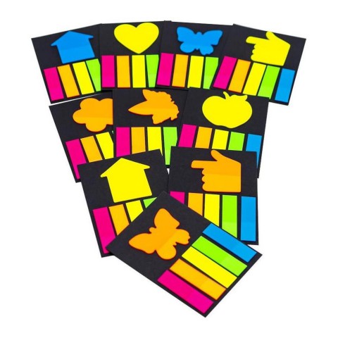 Закладка неонова "Stick Notes" COLOR-IT Р19-1 в асортименті