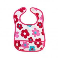 Дитячий слинявчик клейончатий MGZ-0601(Crimson) на липучці