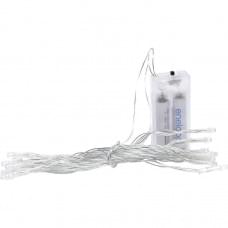 Гірлянда "Ниточка" RJ-06 на 2-х батарейках 30 лампочок 4 метри, мультиколір