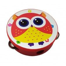Дерев'яна іграшка Бубон MD 0367-19-27 діаметр 15 см Сова