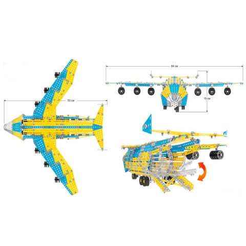 Конструктор металевий "Мрія" ТехноК, арт.9178