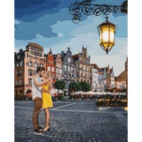 Картина за номерами. "Побачення в Гданську" 40 * 50см KHO4755
