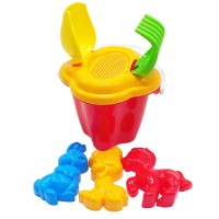 Набір для пісочниці "Дзвіночок №1" 0978 відерце, лопатка, граблі Червоний