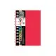 Блокнот А6 АП-1510(Red) 40 аркушів, пружина бокова