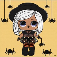 Картина за номерами "L.O.L. Surprise! Witchay Babay" KHO1333, 25x25 см