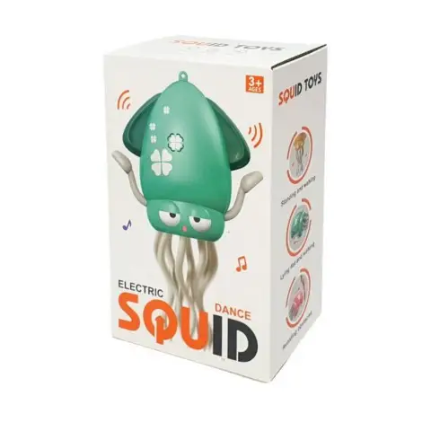 Інтерактивна іграшка "Танцюючий кальмар" 158-21C(Green) зелений