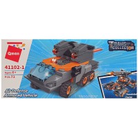 Дитячий конструктор "Військова техніка" Qman 41102-1, 72 деталі
