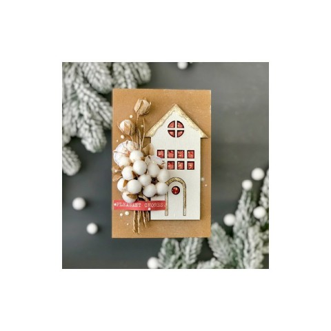 Набір для створення Різдвяних листівок "Cozy Christmas" FDGCK-040, 10х15 см, 5 шт