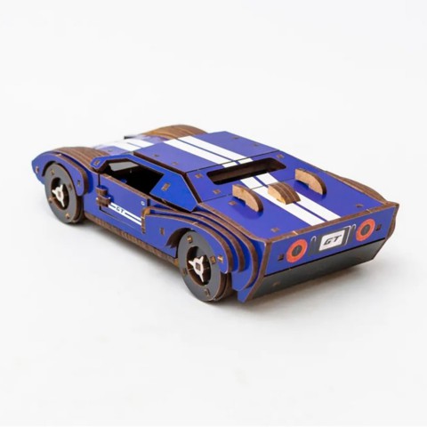 Дерев’яний 3D конструктор Fast car Gt Puz-26915, 164 деталі