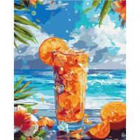 Картина за номерами "Освіжаючий коктейль" BS54092, 40х50 см