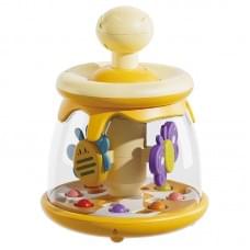 Дитяча іграшка "Дзиґа" AY001(Yellow) заводна, рухливі кульки, 20х15 см