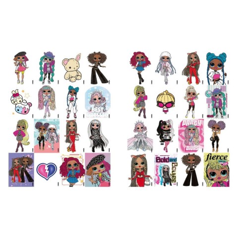 Розмальовка зі стікерами "BB Nation SWAG" LCB35, 16 сторінок