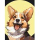 Картина за номерами "Коргі Коржик" 11708-AC 30х40 см