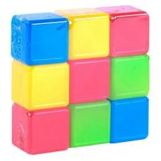 Дитячі пластикові кубики 05061, в наборі 9 штук