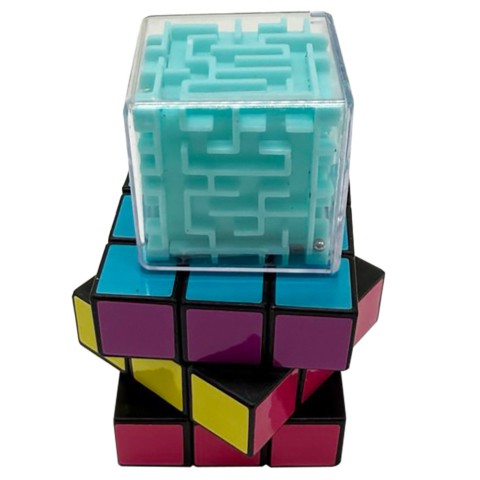 Набір головоломок 2 в 1 "Лабіринт-Кубик" IGR119, розмір 4х4