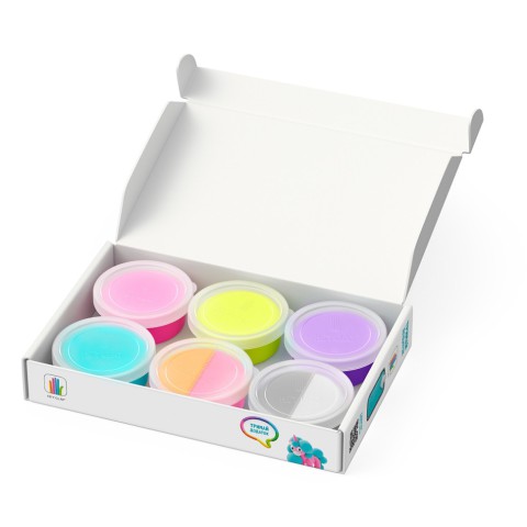 Набір самозатвердіючого пластиліну Райдужні єдинороги: Брайті, Спаркі, Клауді ЛІПАКА 60054-UA01