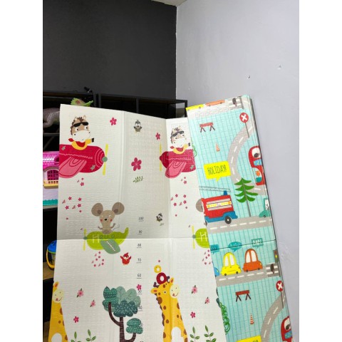 Термокилимок двосторонній Транспорт K6601-1, 120х180 см