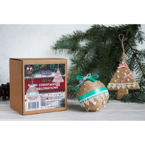 Дитячий набір творчості «Декорування іграшки на ялинку» НГ-003 2 основи