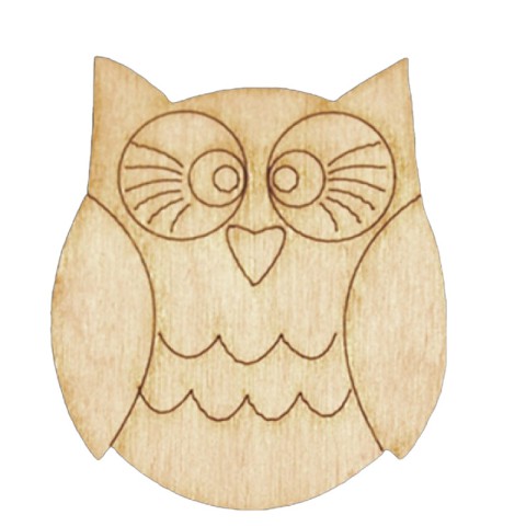 Набір дитячої творчості Розпис по дереву "Магніти-сови" РД-005