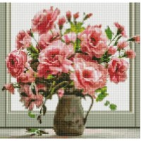 Алмазна мозаїка "Аромат букета" AMO7863 40х40 см