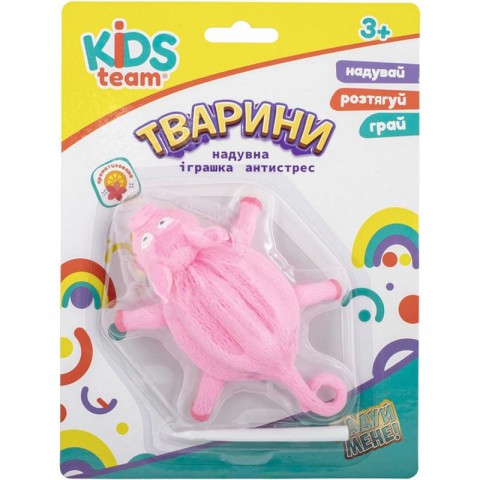 Дитяча надувна іграшка антистрес Тварини "Порося" CKS-10234C_4