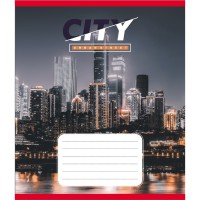 Зошит учнівський "Міста" 018-590539K-1 в клітинку, 18 аркушів