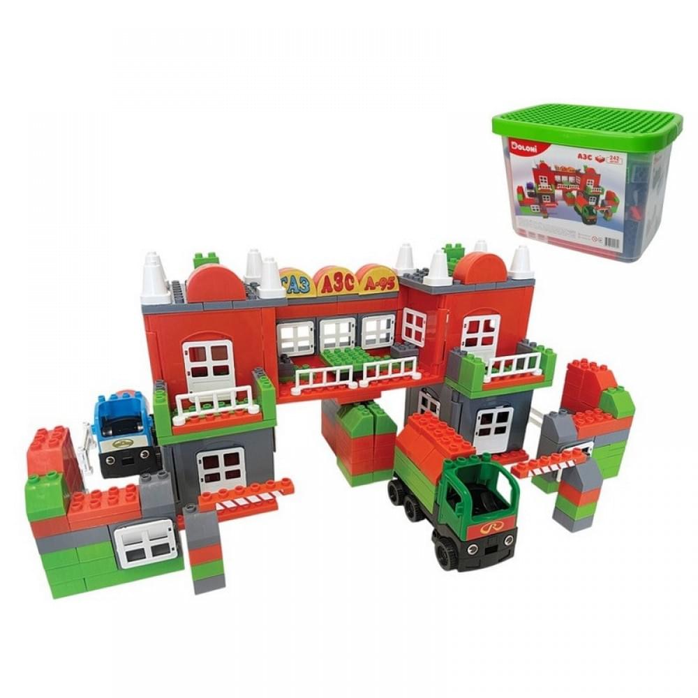 Конструктор "АЗС" 013888/07 в пластиковому боксі, 242 деталі