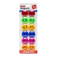 Магніт для дошки "Смайлик" COLOR-IT X-3012 діаметр 3 см