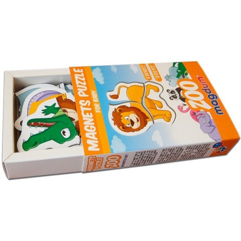 Магнітні пазли Magdum Зоо ML4031-18 EN