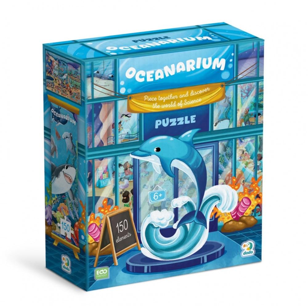 Дитячий віммельпазл "Музей Океанаріум" DoDo Toys 300641, 150 елементів