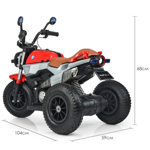 Дитячий електромобіль Мотоцикл Bambi Racer M 3687AL-3 до 60 кг