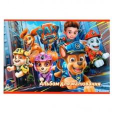 Альбом для малювання "Герої мультфільмів" 902053, 24 аркуші, скоба, в асортименті