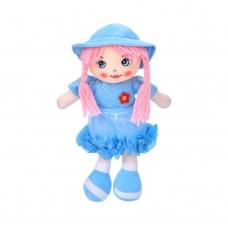 Дитяча іграшкова лялька YG0009(Blue) 33 см, м'яка набивна, петелька