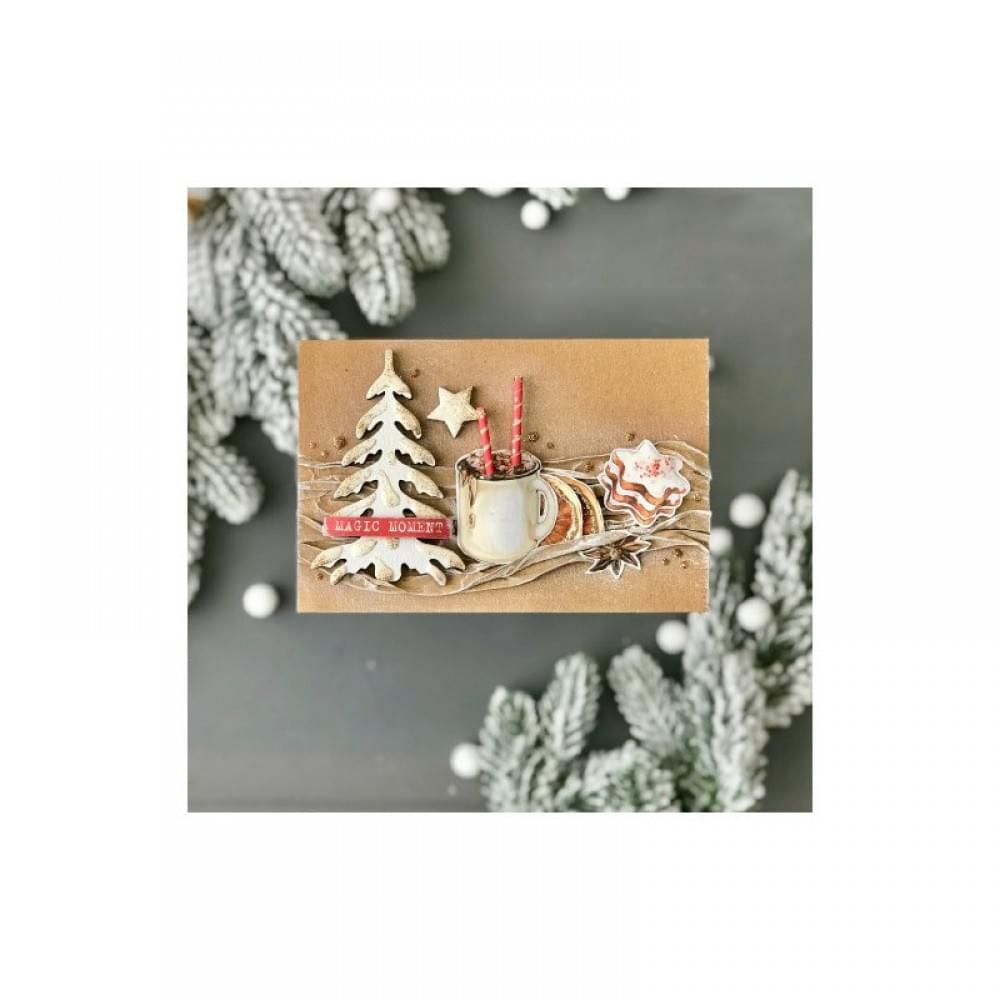 Набір для створення Різдвяних листівок "Cozy Christmas" FDGCK-040, 10х15 см, 5 шт