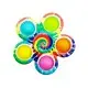 Дитяча іграшка-антистрес "Спінер" 2021-100A 3 види, бульбашки поп-іт, 7,8х7,6 см