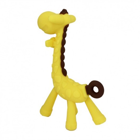 Силіконовий прорізувач "Жираф" MGZ-0423(Yellow) без футляра