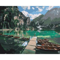 Картина за номерами "Доломітові Альпи" © Roksolana Baran Brushme BS53777 40x50 см