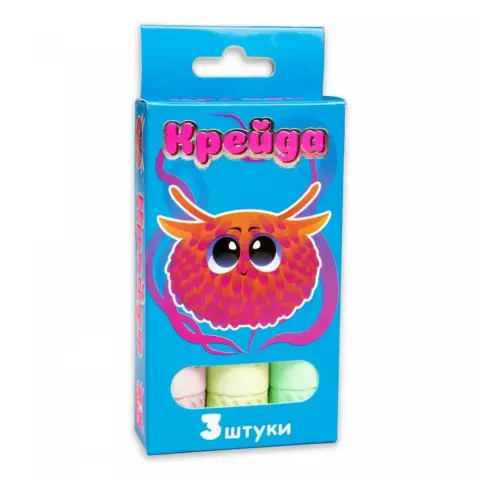 Детский набор мела Шар Strateg 50122, 3 шт