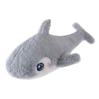 Дитяча м'яка іграшка "Акула" K15248(Grey) сірий, розмір 45 см